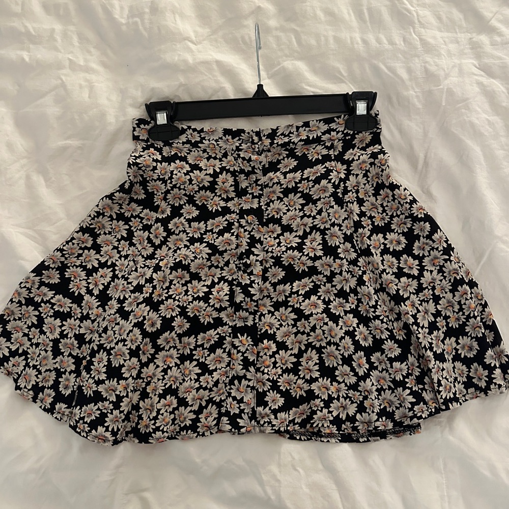 Brandy Melville sunflower button down skirt